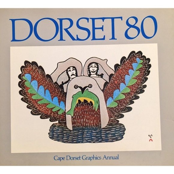 Vtg Dorset 80 Inuit Art Cape Graphics Annual 1980 Canada Hardcover Pitseolak Fun - Picture 14 of 14